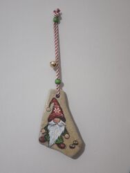 Kapı Süsü Cücesi: El Boyaması Doğal Taş - 1