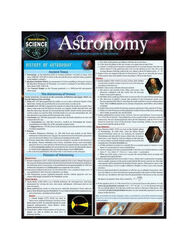 Astronomi Çalışma Tablosu (İngilizce)